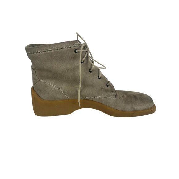 DONALD J PILNER Womens Size 7.5 Boot Chukka Ankle Bootie Lace Up